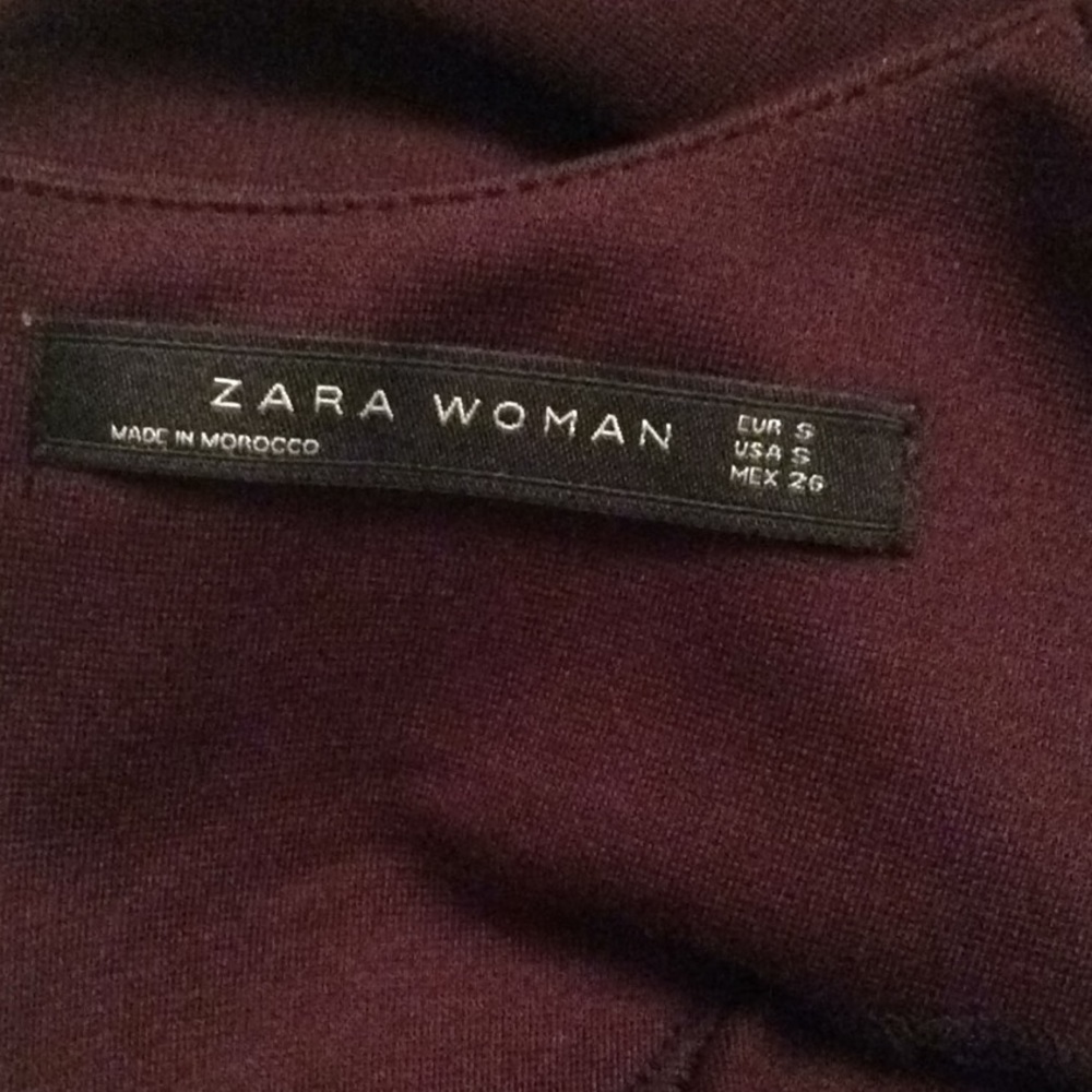 Zara dark red dress - Picture 5 of 6
